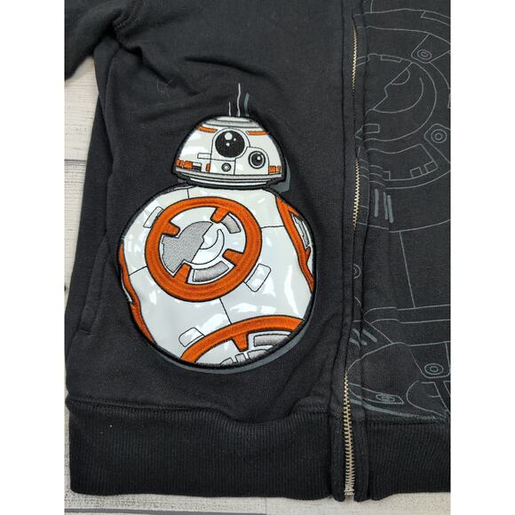 9/10 Disney Parks BB-8 Zip Hoodie - Picture 3 of 5